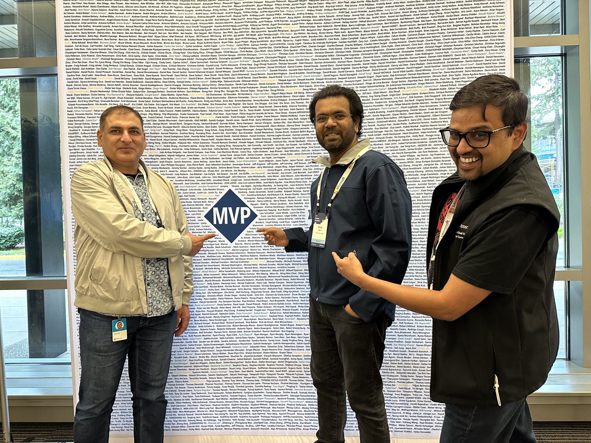 kunalbabre's tweet photo. Another fun day at #MVPSummit with @mayunkj and Gaurav Seth! https://t.co/WtpJUhzsTg