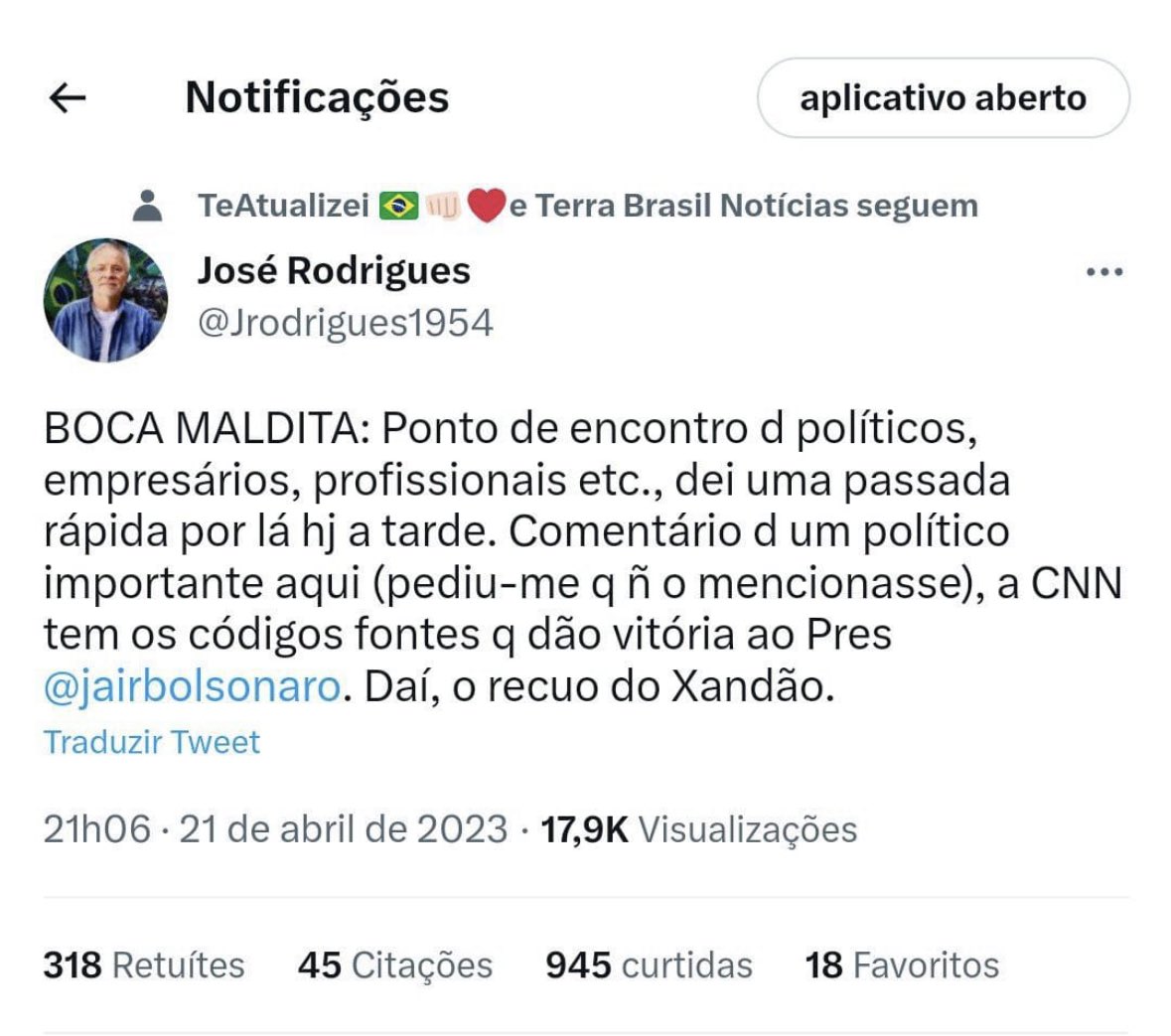 prsandrorocha's tweet photo. Paresqui tá vindo a chuva… https://t.co/ki3C58PM4t
