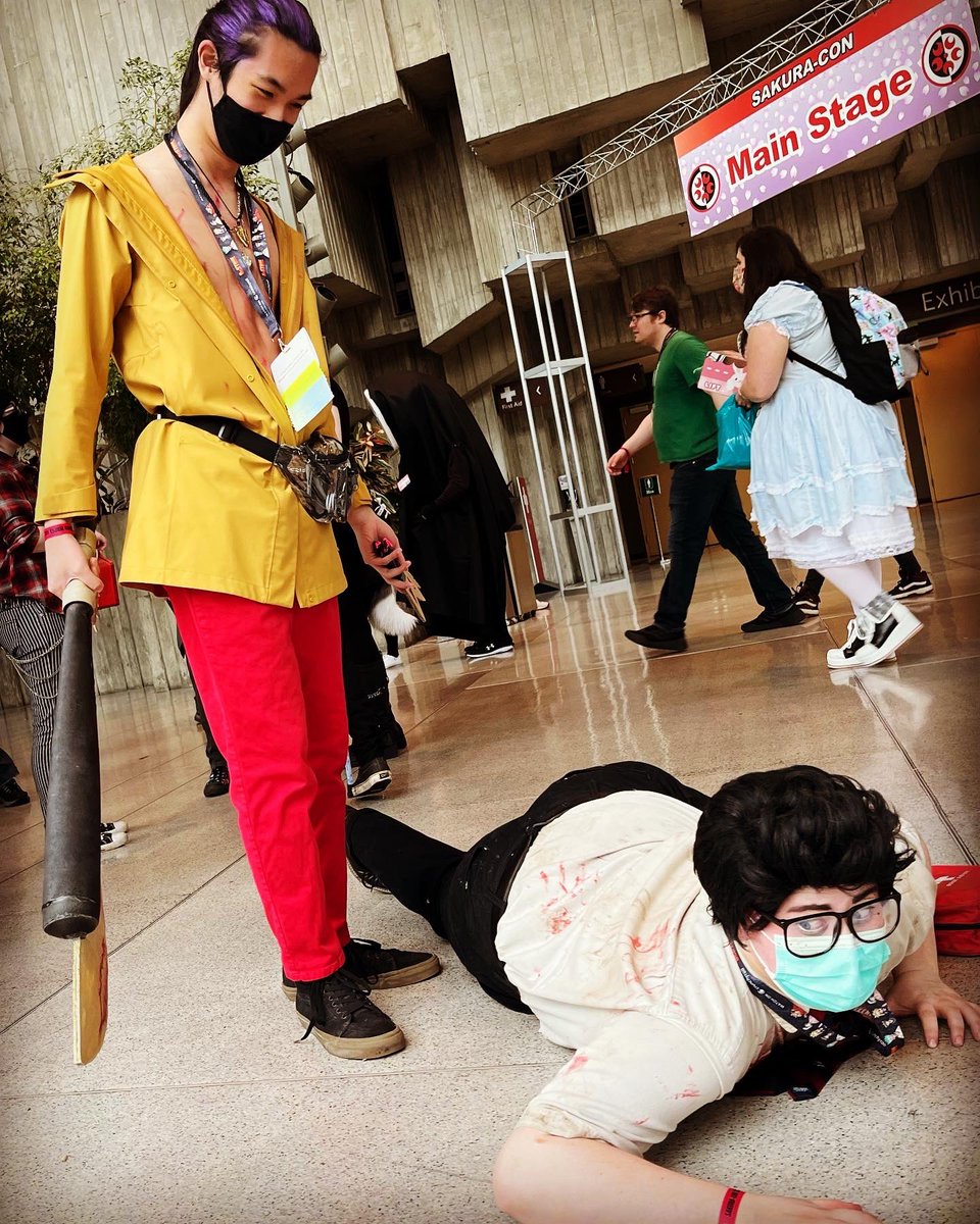azyeon's tweet photo. I forgot to post my Dead by Daylight cosplay pics from the Sakura Con meetup cuz I never use Twitter https://t.co/Cia3w0QNBa