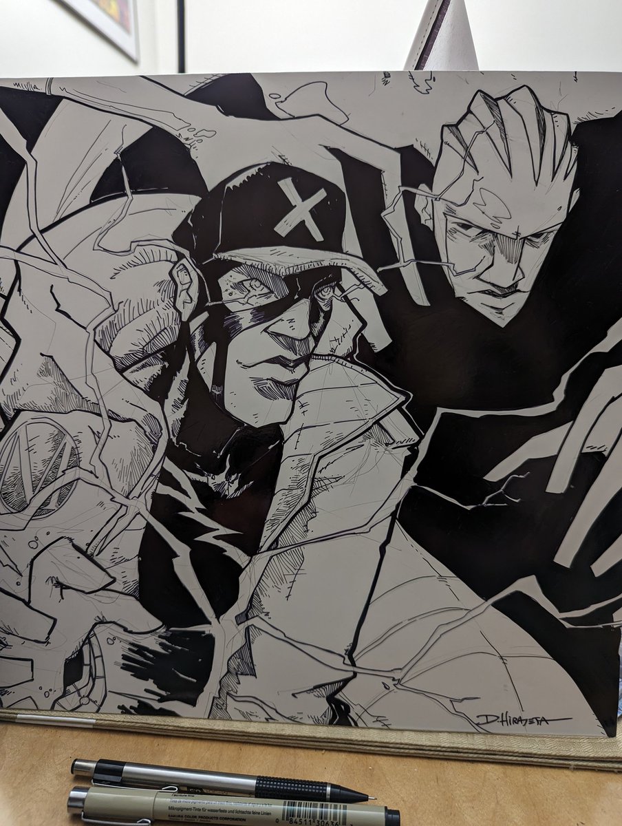 dhirajeta's tweet photo. Static Shock and Rubberband Man
By D.Hirajeta
for the Auction@ Fayetteville Comic-Con this weekend. All proceeds go to @afspnational suicide prevention.
#afspnational #dannyhirajeta #ironclownstudios #milestonecomics #staticshock #rubberbandman #ncfayettevillecomiccon2023 https://t.co/Vb2xaSU3wp
