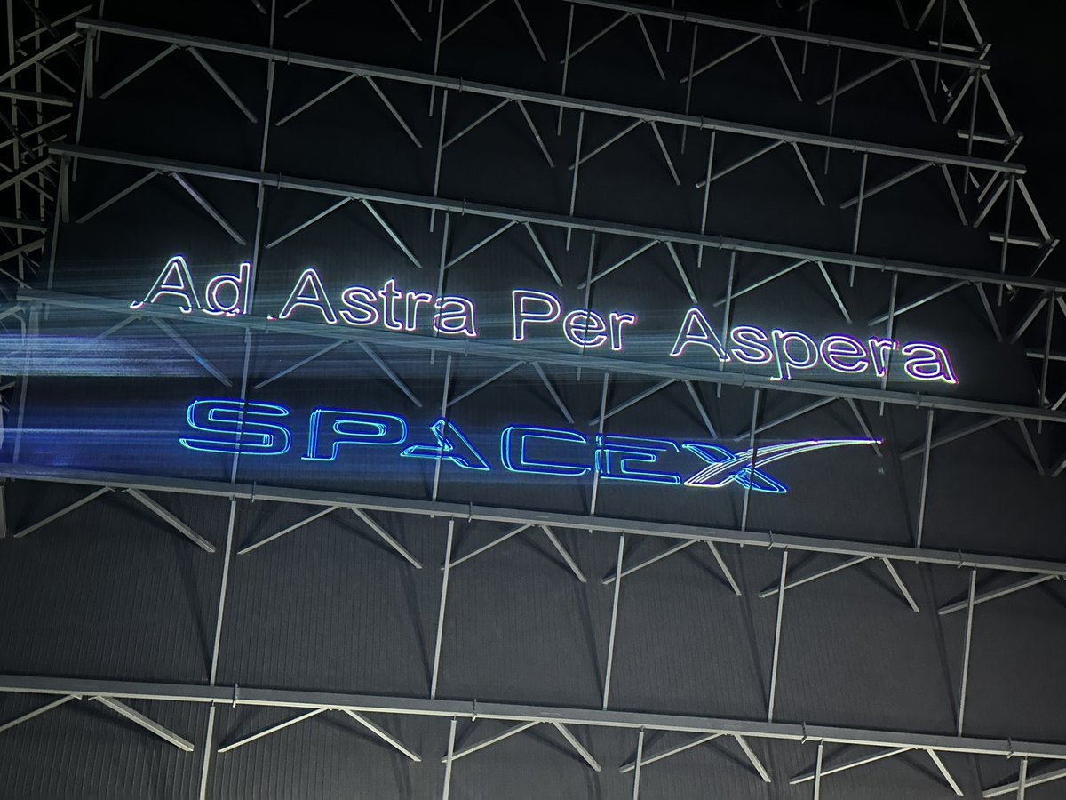 Ad Astra Per Aspera - to the stars through difficulties

Go SpaceX team!