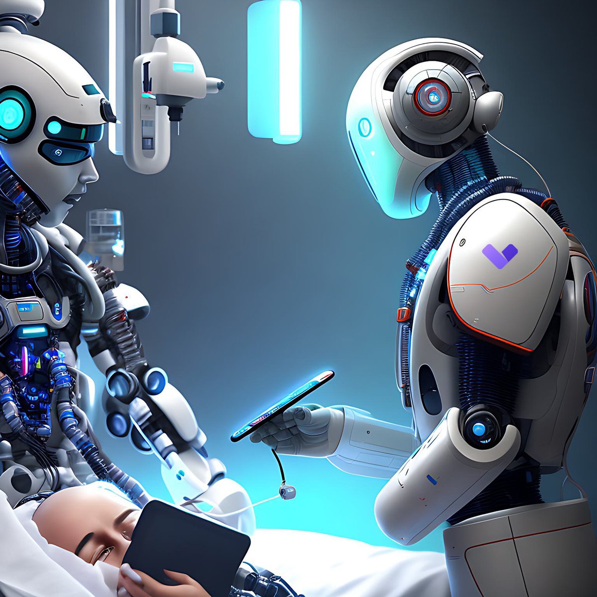 tuxedope's tweet photo. #VisualizeDeHealth
@DeHealth_World
DeHealth is the future so my personal vision is this AI Robot looking after a patient. https://t.co/AXodN5tpgu