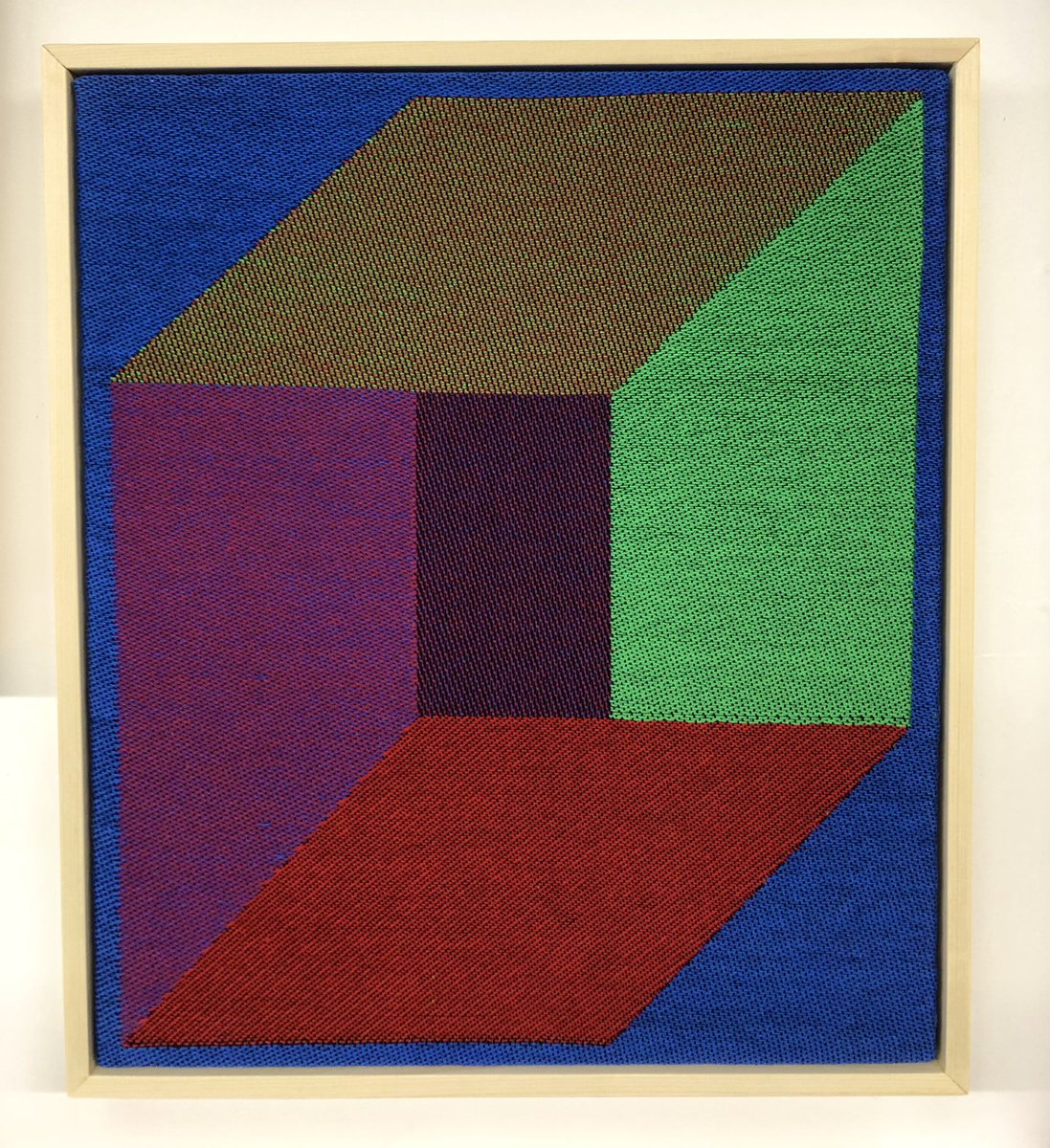 New weaving mounted and framed recently