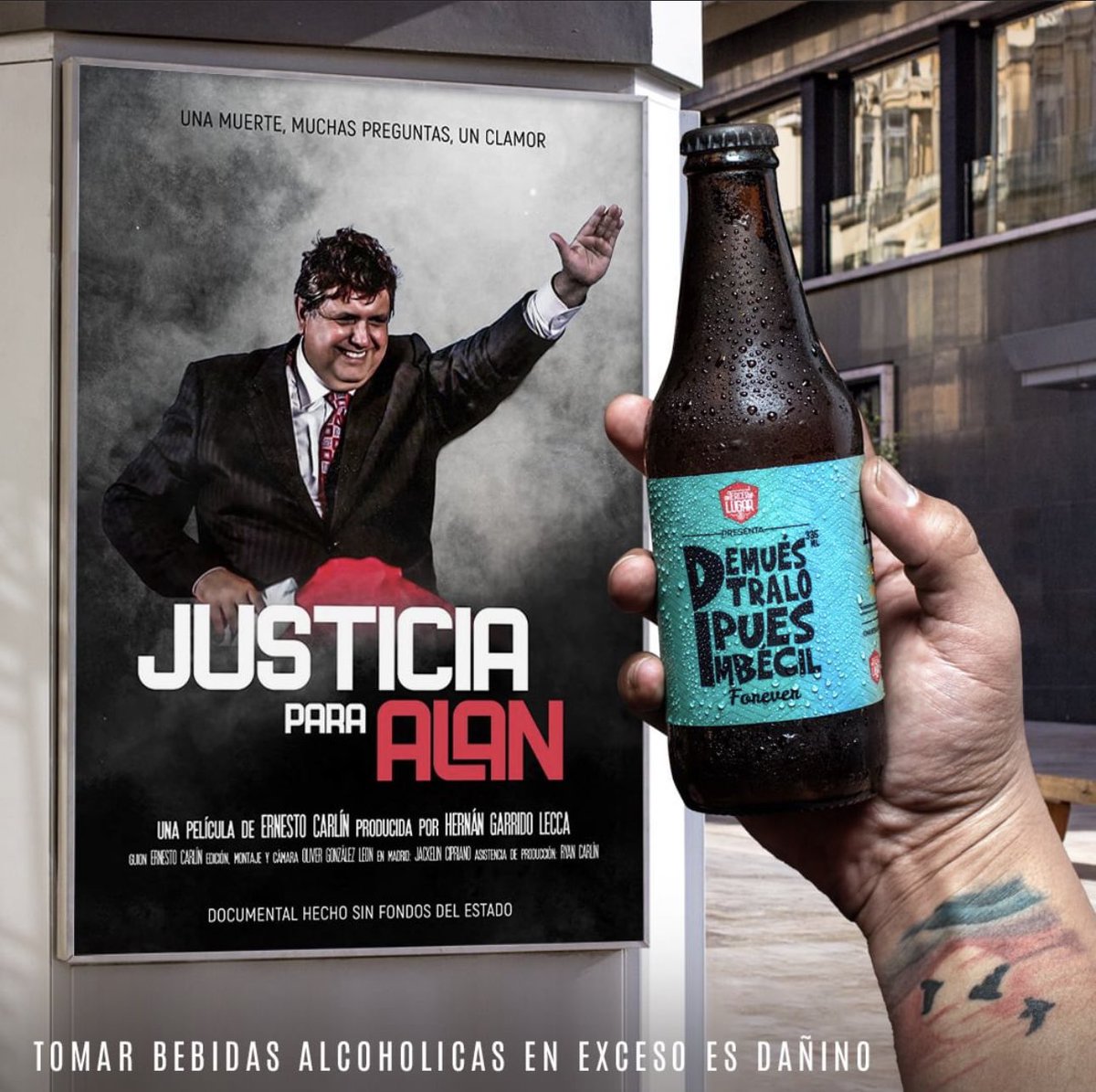 De su boca nacimos, por su fama nos distribuimos y ahora al cine a verlo nos fuimos 😎🍺
¡Justicia para Alan! Ya se encuentra disponible en cines como Cineplanet, Cinemark y CineStar.

Y no menos importante, DPI regresa a #MiTercerLugar el próximo sábado 29 🫶
#justiciaparaAlan