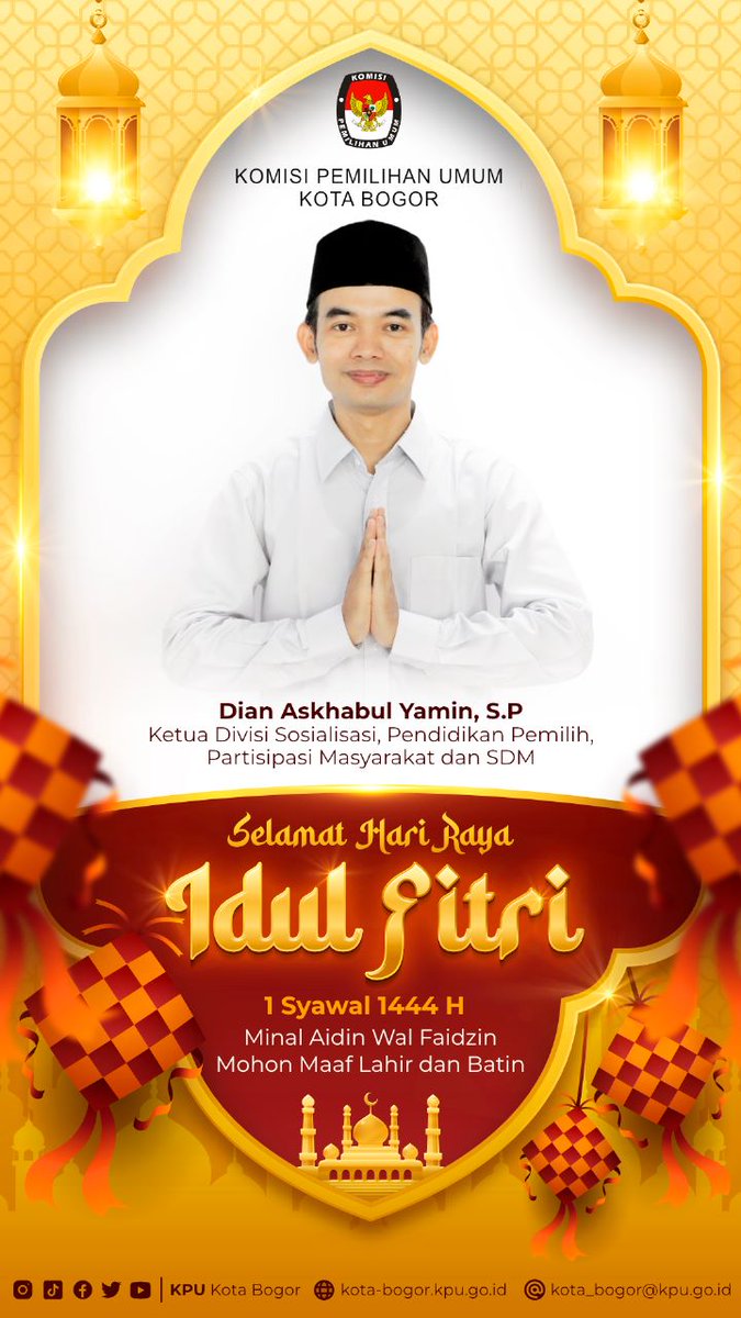 DJamien's tweet photo. Mohon maaf lahir batin https://t.co/8vQjre38gl