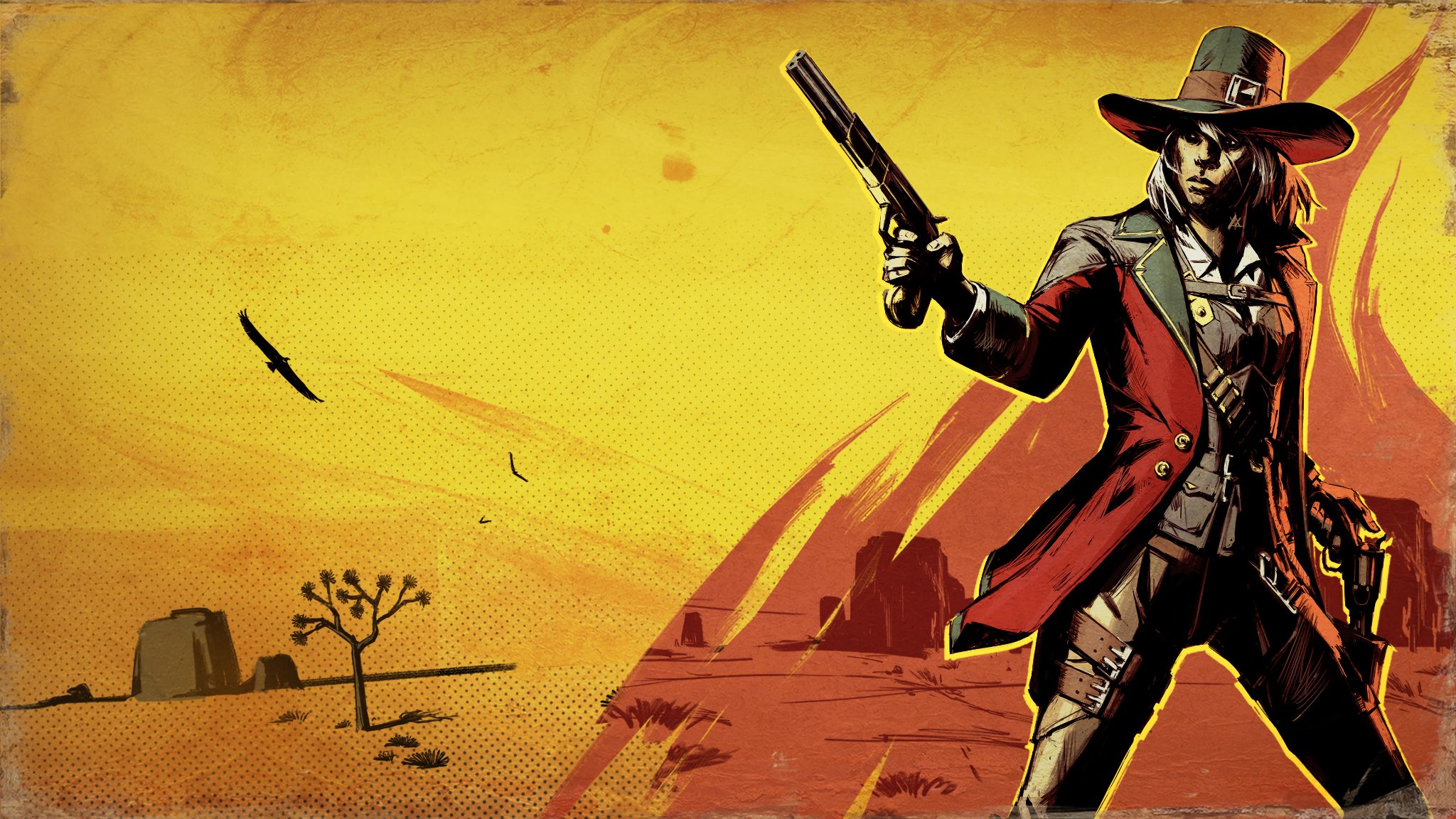 western gunslinger wallpaper