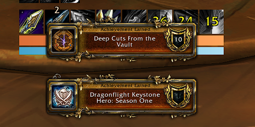 HuntressGia's tweet photo. I DID IT!! MY FIRST #KEYSTONEHERO! After getting KSM consistently for four seasons, I decided to push even higher. Next season I'm aiming for KSH on my main (mm hunter) and KSM on my favorite alt (ww monk)๐@Warcraft #wowtwt https://t.co/gZihy5xsNx