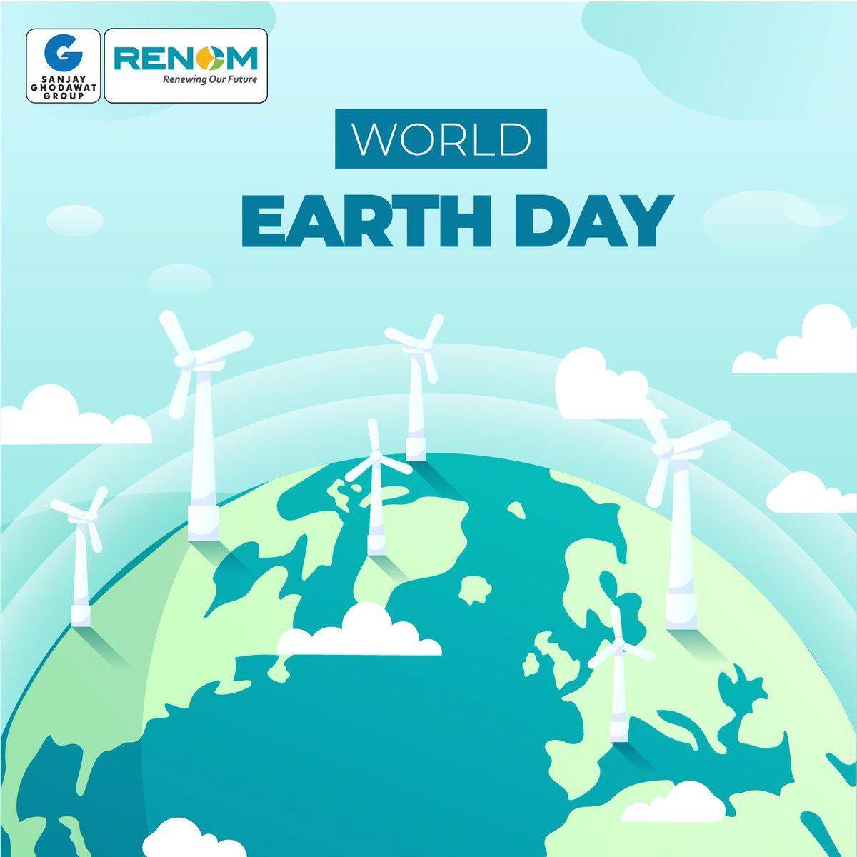 RENOMENERGY's tweet photo. Happy Earth Day! 🌍🌿 Let's protect our planet and preserve its beauty for generations to come. #ProtectTheEarth #NatureLove #greenliving #sustainableenergy #renewableenergy #windenergy #OneSGG #SGGRising https://t.co/7qgICUEZso