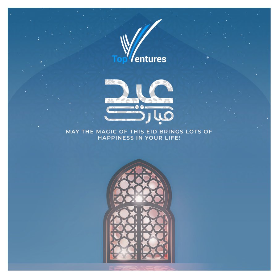 _topventures's tweet photo. We wish you a very happy and blissful Eid al-Fitr ✨🌙

#TopVentures #EidMubarak #EidalFitr https://t.co/4zR01gwE1N