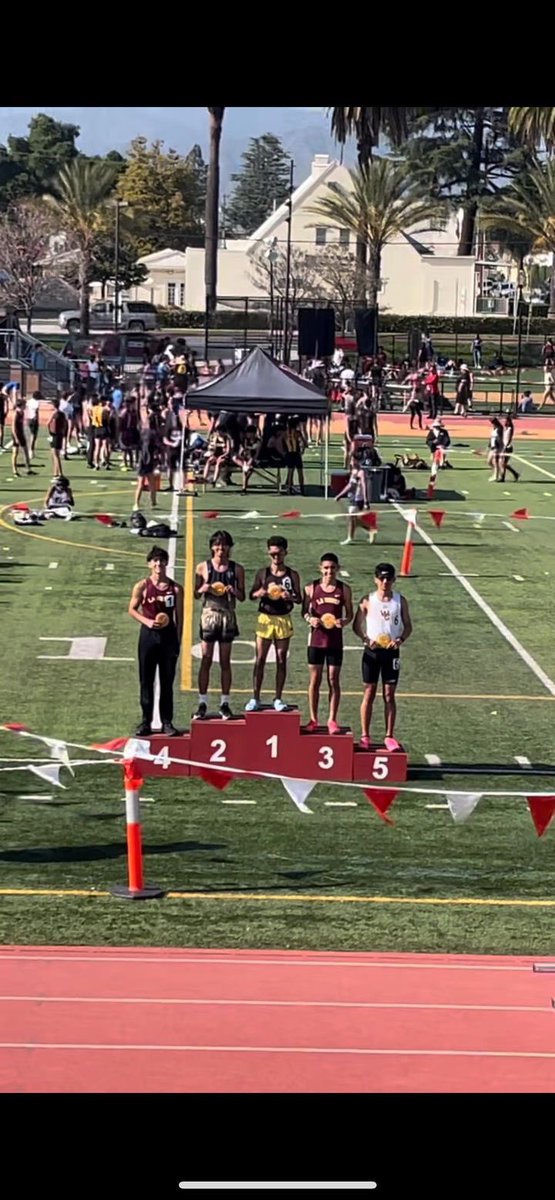 BoscoTechSports's tweet photo. Bosco Tech Track & Field
Wanted to recognize from last Sat, Christian Perez(12th) for winning the 800 meters & having the fastest time overall at the SGV meet! SGV Champion in then 800 meters!
#BoscoTech l #GoTigers @James_Escarcega @SGVNSports @MikeRegaladoLA @ErikSarni1 https://t.co/qndmCFjPNy