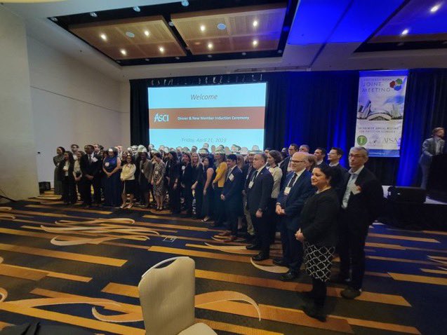 Excited to see <a href="/RentschlerLab/">Stacey Rentschler Lab @ WUSTL</a> , <a href="/RajanSahLab/">Rajan Sah</a> and <a href="/kejoynt/">Karen Joynt Maddox</a>  from <a href="/WashUCardiology/">WashU Medicine Cardiovascular Division</a> inducted into <a href="/the_asci/">ASCI</a> tonight! Congratulations! <a href="/HumphreysLab/">Ben Humphreys</a> @WUDeptMedicine