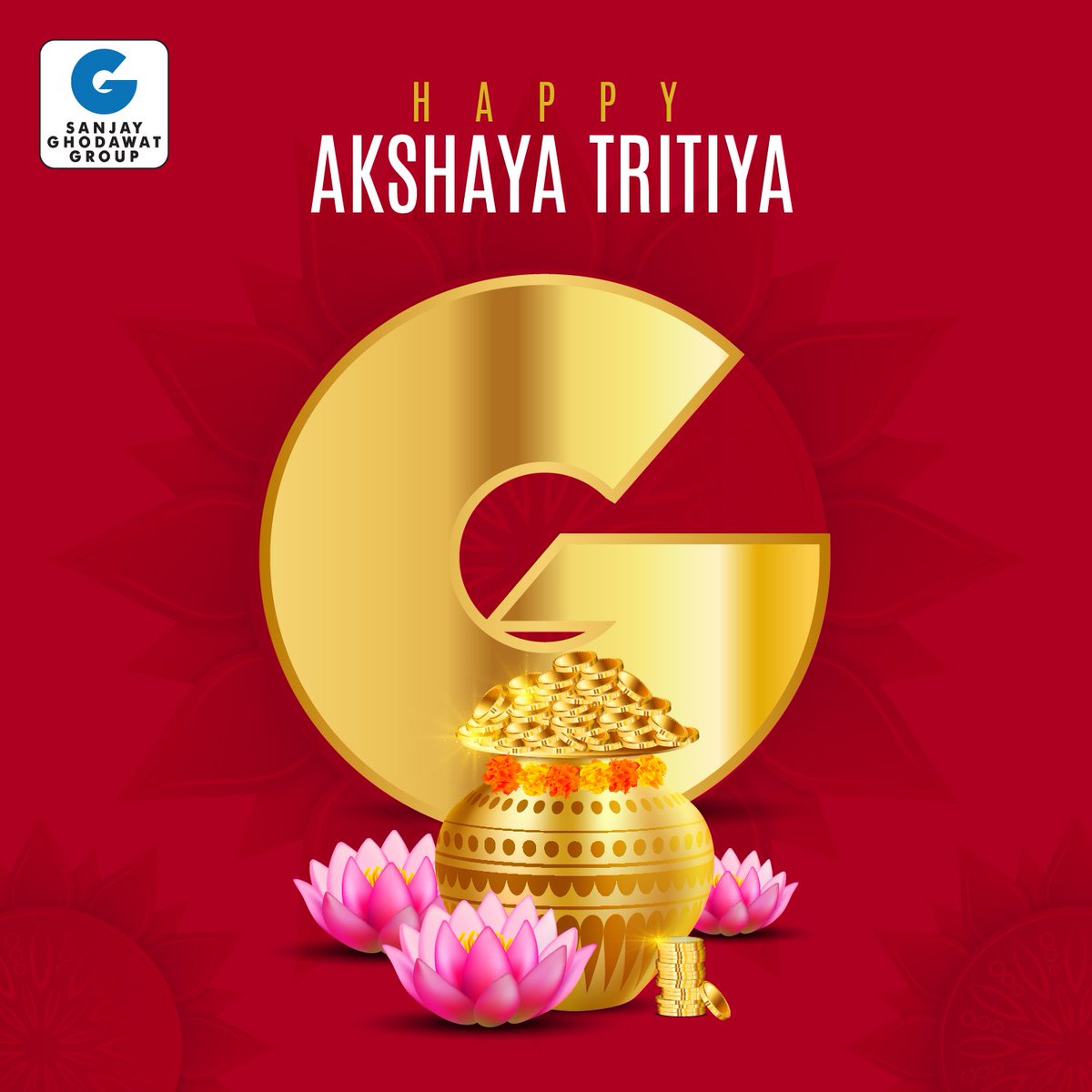 Wishing everyone a prosperous and abundant Akshaya Tritiya! May this auspicious day bring you wealth, happiness, and success. #AkshayaTritiya #Prosperity #Abundance #Blessings #Wealth #Happiness #Success #OneSGG #SGGRising #indianfestival