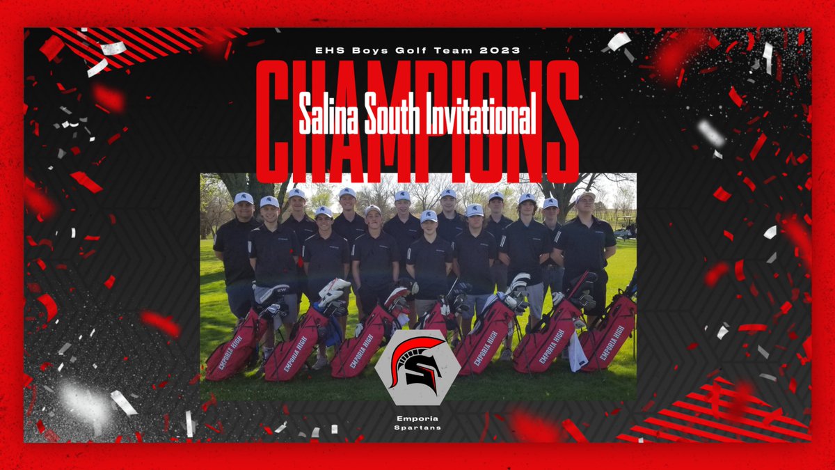 EHSSpartanGolf's tweet photo. Congratulations boys!  Tough day, but you fought through and outlasted all your opponents.  Keep working hard, still a long way to go and a lot to improve upon. https://t.co/oGCr47XVd2