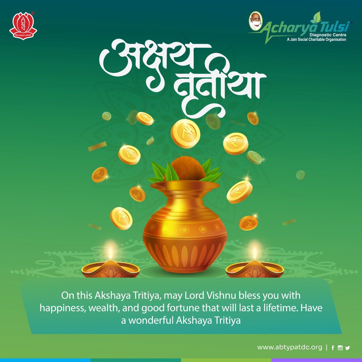 abtyp_atdc's tweet photo. As we celebrate the significance of Akshay Tritiya, let us also remember the importance of giving back to society and spreading happiness and positivity around us. Happy Akshay Tritiya!
.
.
.
#abtyp
#atdc
#akshaytritiya
#happiness 
#positivity https://t.co/AlUkmMMtIW