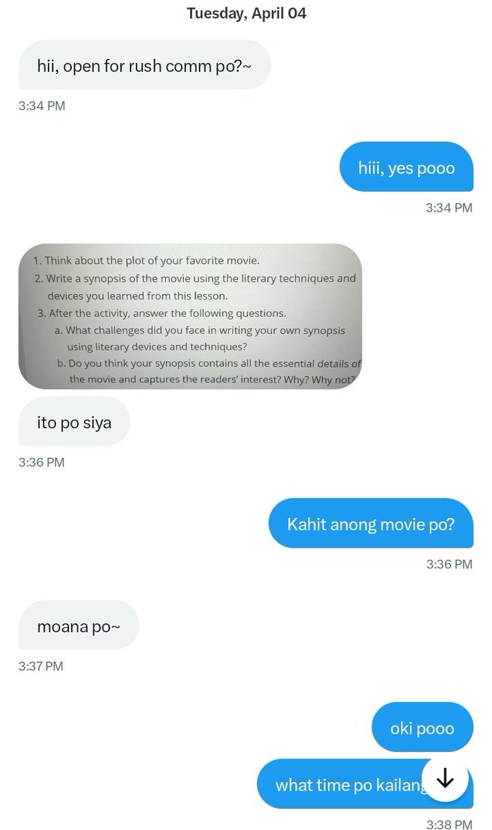 commsbymarin's tweet photo. Client: Regular 

➣ Task: Synopsis 
     ⤿ Price: 80 (rush)

✄ ─────────────

⎙: #MarinTransparency 
➲ Date of Transaction: [ 04/04/23 ] https://t.co/0NtD17IsOh