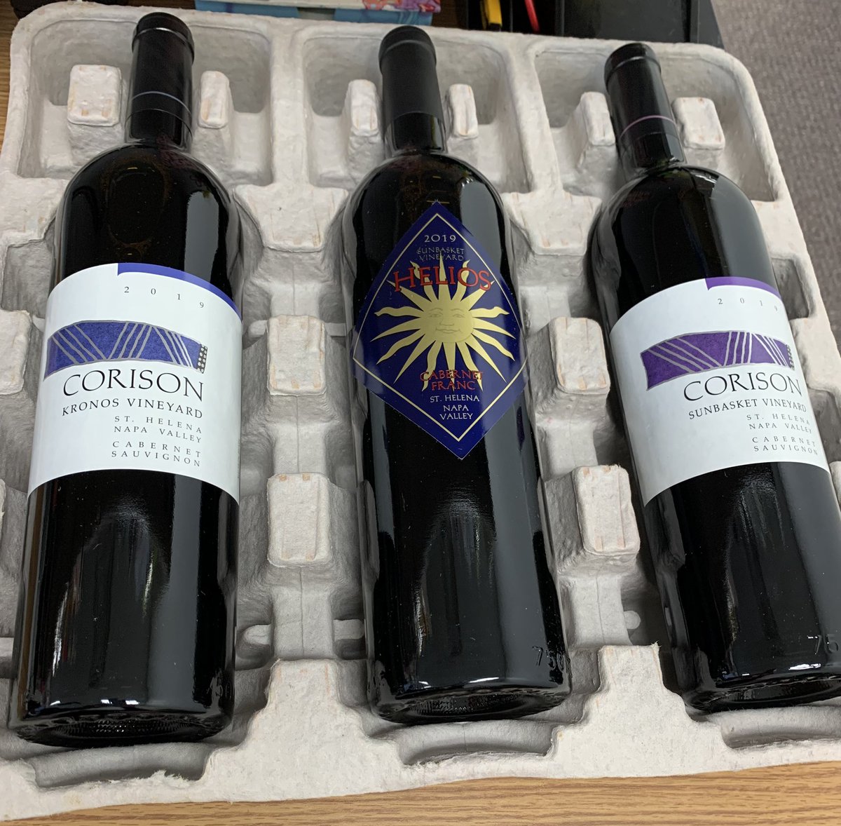 I love it when my @corisonwinery shipments get delivered. It feels like Christmas all over again! #CabernetSauvignon #CabFranc #NapaValley #WomanWinemaker
