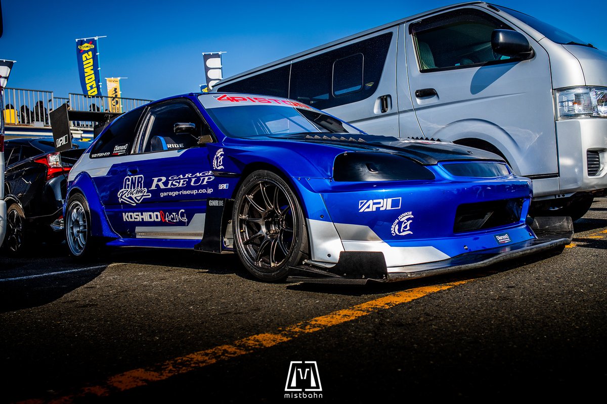 mistbahn's tweet photo. RISE UP GNR Honda K-Swapped 2.7L EK9 CIVIC

#Attack #Attack2023 #Attack筑波 #筑波サーキット #TsukubaCircuit #TC2000 #TimeAttack #タイムアタック #HondaCivic #ホンダシビック #garageriseup #gnrrizeup #ガレージライズアップ #テクニカルガレージGNR #technicalgaragegnr #4piston #EK9 https://t.co/8eYEzMhYu6