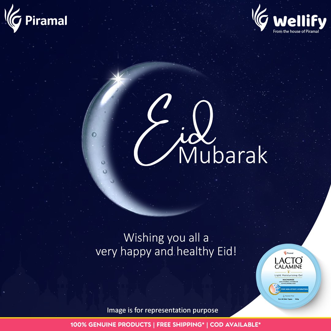 piramalwellify's tweet photo. May your skin always shine bright like the moon on this blessed occasion.
Eid Mubarak from us to you!
1/2
#WellifyByPiramal
#EidMubarak
#Wellify #PiramalGroup #festivevibes #festival2023 #skincare #beauty https://t.co/Gr7NwsQVB8
