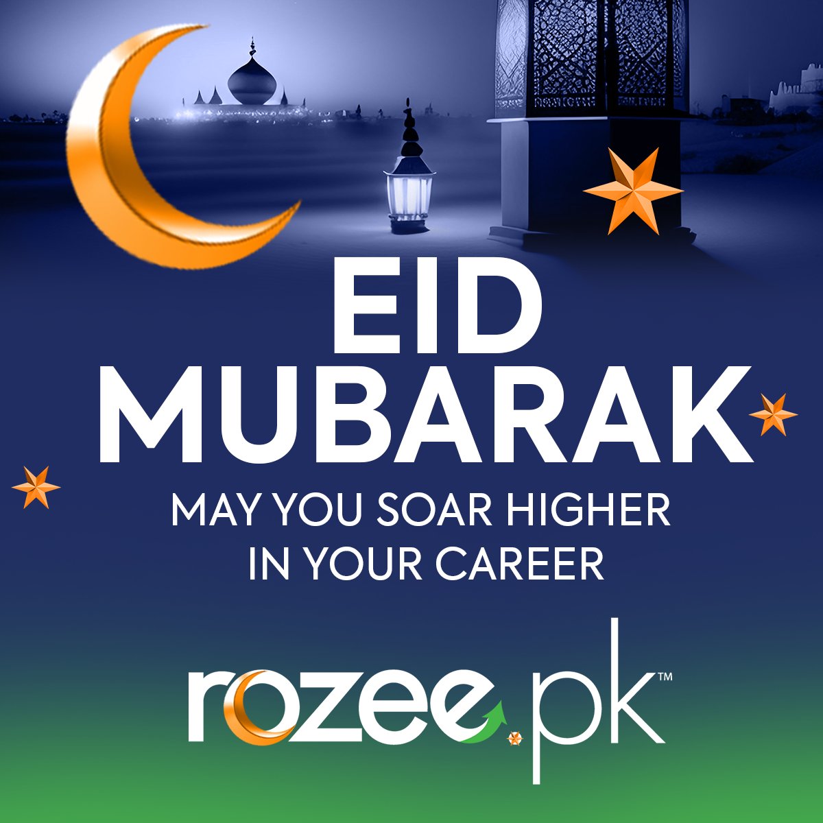 rozee_pk's tweet photo. https://t.co/WHvseRdfxQ wishes everyone Eid Mubarak 🌙
May this Eid fill our life with the brightest of colours and the best of opportunities.
Here's wishing you and your family a very happy Eid!
#rozee #AgayBarho #Pakistan #eid2022 #eidmubarak https://t.co/bh9d6BFHpN