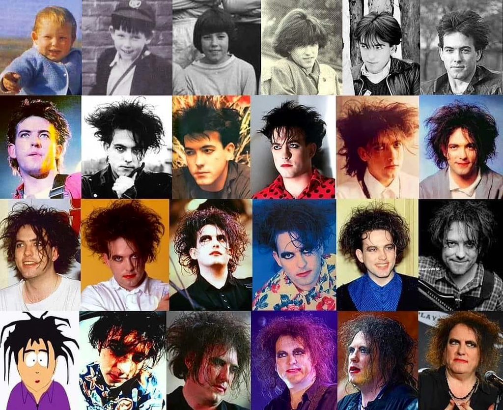 Robert Smith through the years.

Happy birthday. 