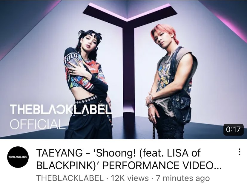 Taeyang Shoong! Feat. Lisa of BLACKPINK Teaser