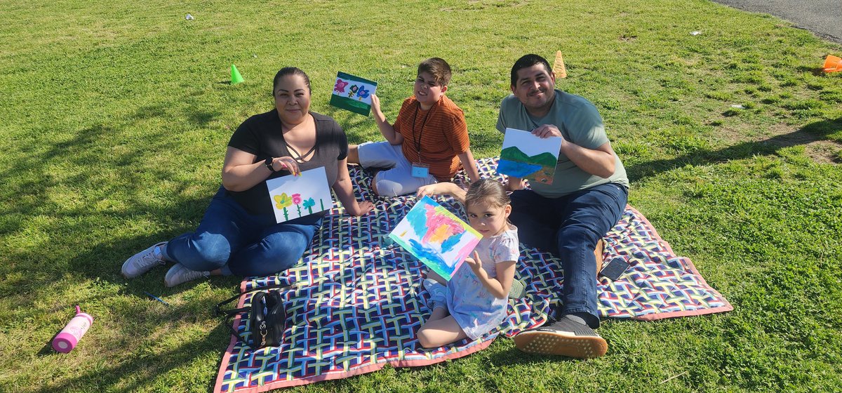 CarmelaDolphins's tweet photo. Our awesome @thinktogether Carmela team had a Paint &amp; Snack event this afternoon for our Think Families! We have such talented artists!

#successforeverystudent #changingtheodds https://t.co/xR3dgYuN7i