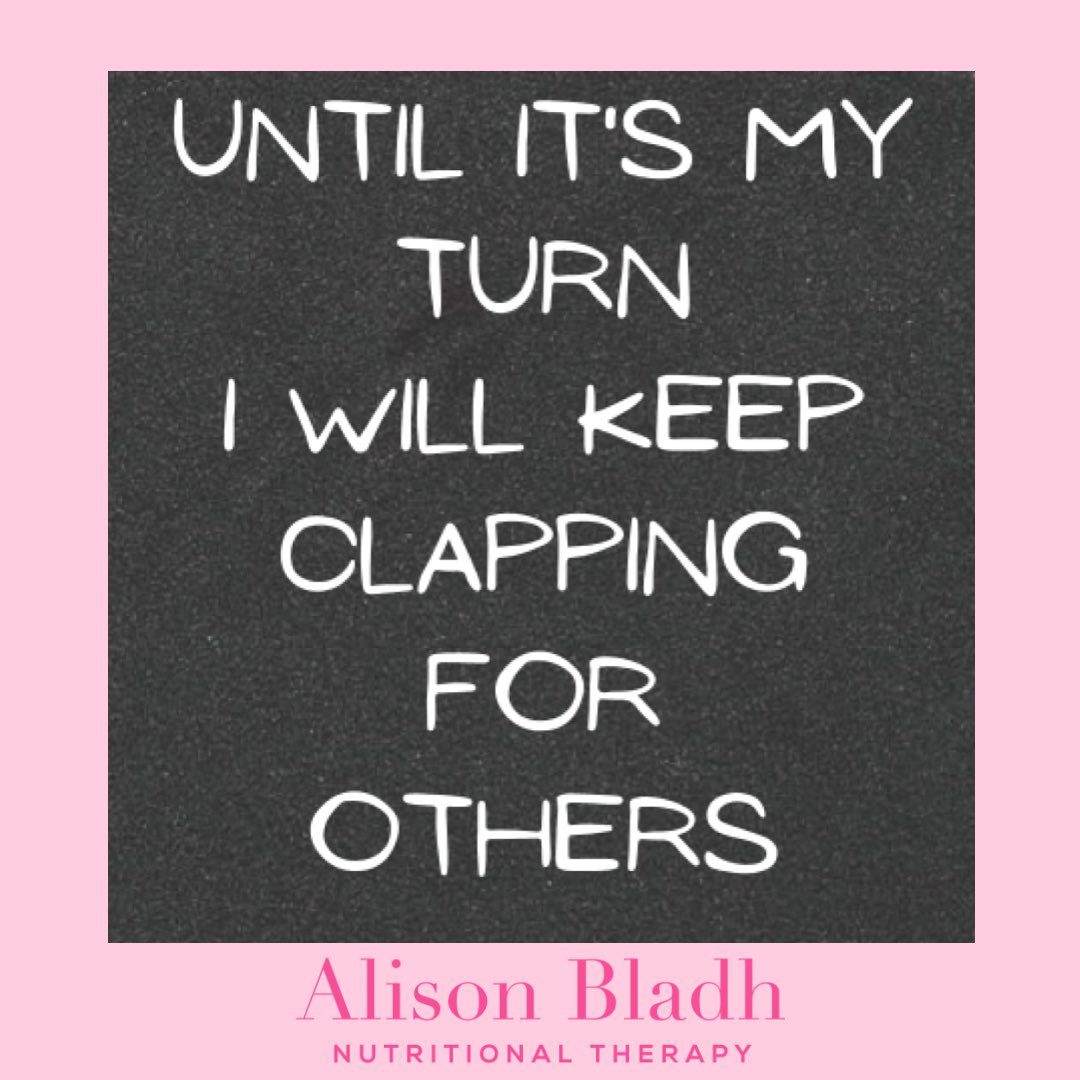 Until my turn comes, I'm going to keep clapping for others. Let's cheer each other on and spur each other on to reach our goals! #Motivation #Achievement #Goals #SupportingEachOther #midlifewomen