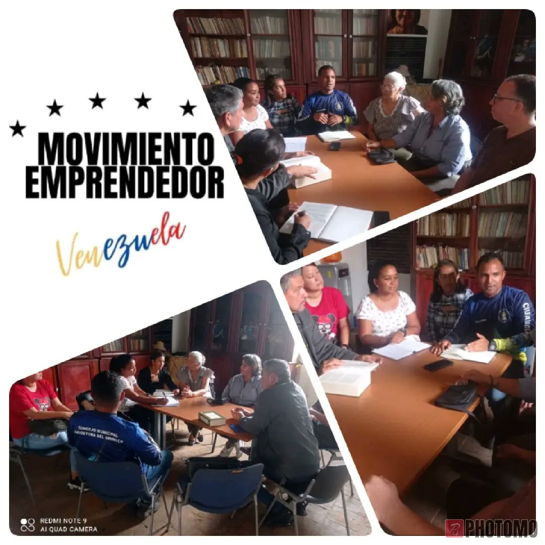 Movimiento Emprendedor lleva a cabo Inducción al equipo que dará el inicio a la oficina de atención al emprendedor en el municipio Angostura del Orinoco Estado Bolívar.  

<a href="/NicolasMaduro/">Nicolás Maduro</a> <a href="/amarcanopsuv/">Ángel Marcano</a> <a href="/comandosergioh/">Sergio Hernandez</a>
