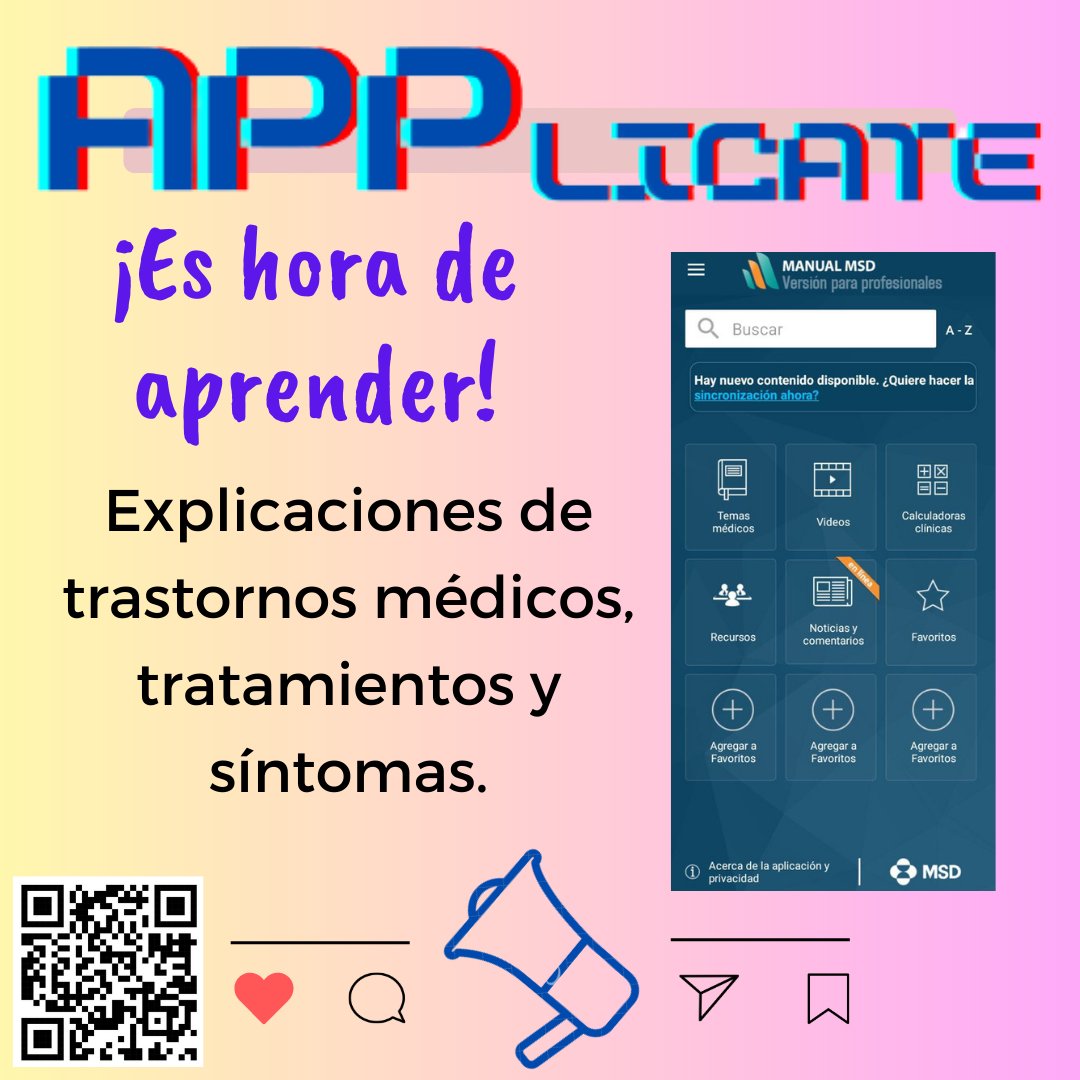 p_zenon8's tweet photo. @AlumnosMx @AlumnosMx  Está App ofrece a los estudiantes y personal de salud, explicaciones claras y prácticas sobre afecciones de especialidades médicas y quirúrgicas. Cubre la etiología, la fisiopatología, el pronóstico y las opciones de evaluación y tratamiento. https://t.co/jELHF3SXJX