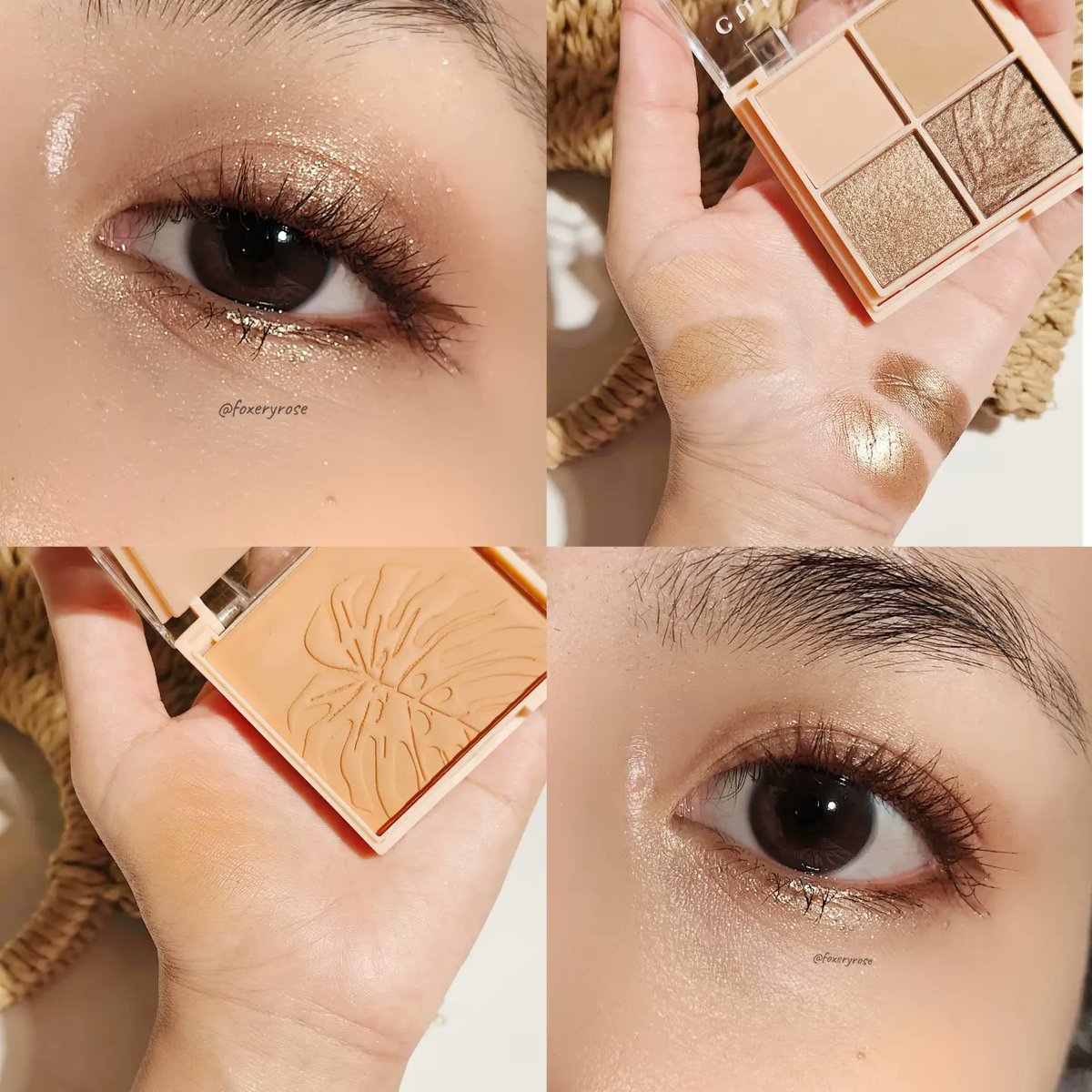 foxeryrose's tweet photo. #CutePress ไม่เคยทำให้ผิดหวังเลยวุ้ย! ล่าสุดพาเลทท์ Tropical Breeze สี 01 สวยมาก สวยตาแตกสวยตาหยาดเยิ้ม✨ ใช้ปุ๊บเป็นสาวขี้อ้อนปั๊บ อากาศร้อนก็ไม่มีเลอะ พิกเม้นแน่นสุดไรสุดปาดเดียวอยู่ แต่งจบในตลับเดียวมีทั้งอายแชโดว์+บลัชออน  สวยแบบบีชเกิร์ล https://t.co/bzTPfIAvEu