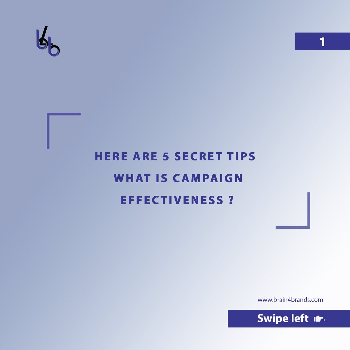 brain4brands's tweet photo. HERE ARE 5 SECRET TIPS
WHAT IS CAMPAIGN
EFFECTIVENESS?

#brain4brands #treading #campaign #seomarketing #whatsappmarketing #whatsapp #ads #fb #adsrunner #branding #persnolcare #india #uk #uae #digitalindia #collabedit #digitalmarketingexpert #designtechinfosystems https://t.co/J3Vy2PoA0P