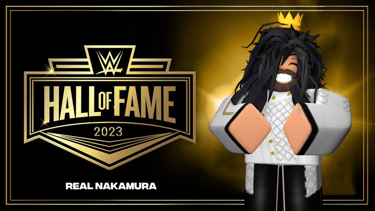 _WWERoblox's tweet photo. -HALL OF FAME-

#WWE Is honored to welcome The following to the WWE Hall of Fame class of 2023 Jpp,xReal and "thee princess" Angela 

All of WWE Class of 2023 Hall of Famers Will be recognized Tomorrow Night At #WrestleMania https://t.co/0Xi1mOhyIh