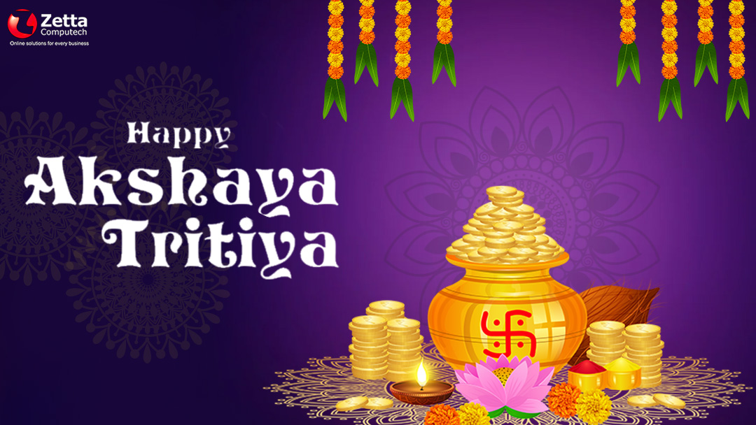 ZettaComputech1's tweet photo. Zetta Computech wishes you all a very Happy Akshaya Tritiya 
. 
. 
#zettacomputech #hapyyakshayatritiya #akshayatritiya2023 #festivevibes #indianfestivals https://t.co/vgB3Ar3Xda