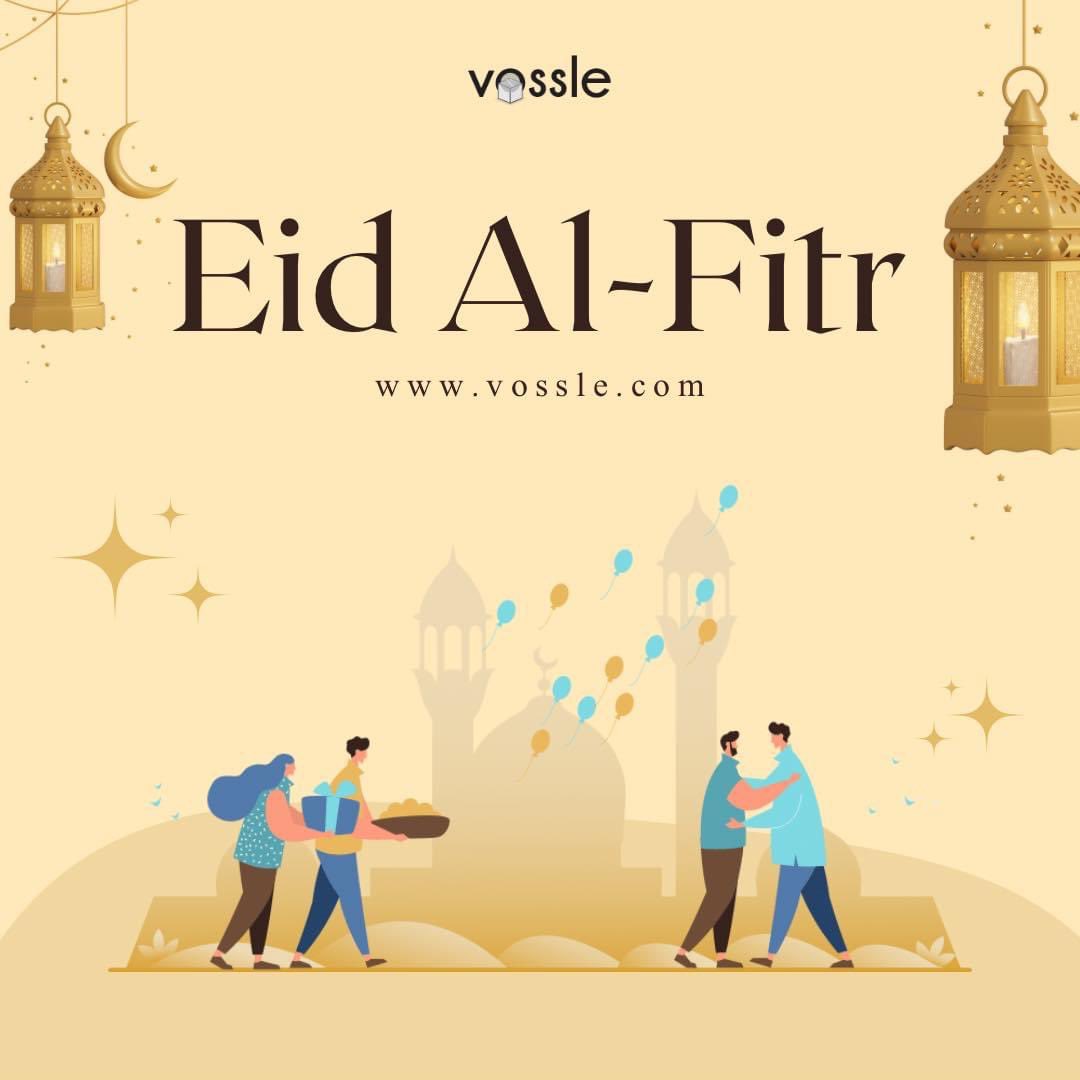 May this Eid al-Fitr bring joy and blessings to you and your loved ones! 

Celebrate the occasion with our cutting-edge AR technology and immerse yourself in the festivities like never before. 

Eid Mubarak from all of us at Vossle 🎉🌙✨ 

#EidMubarak #Celebrations #festivevibes