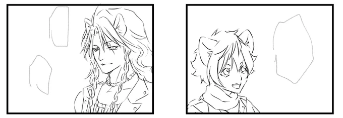 昨日フォルダを漁ってたら人物の線画だけ描かれた3p漫画が出てきたんだけど…
私たまに下描き全く描かないで漫画描くから、コレも本当線画しかなくて
その時の私が何のセリフ入れようとしてたのか全く不明過ぎて放置されているという…
上手くセリフ入れられたらUPしますw 