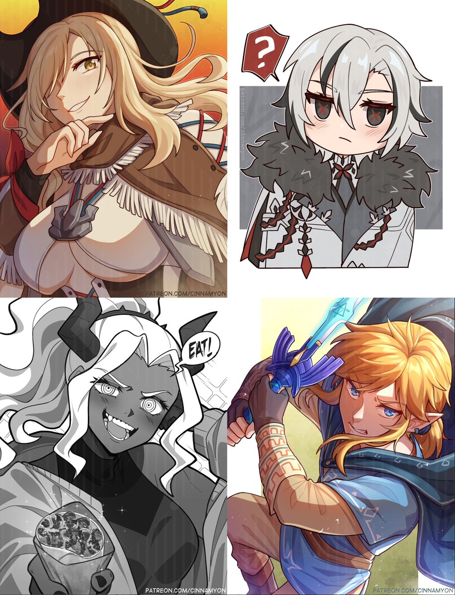 Backlogs from January-February (Patreon Rewards). Thank you so much for the support! ✨ https://t.co/GGYC6Lj4b1