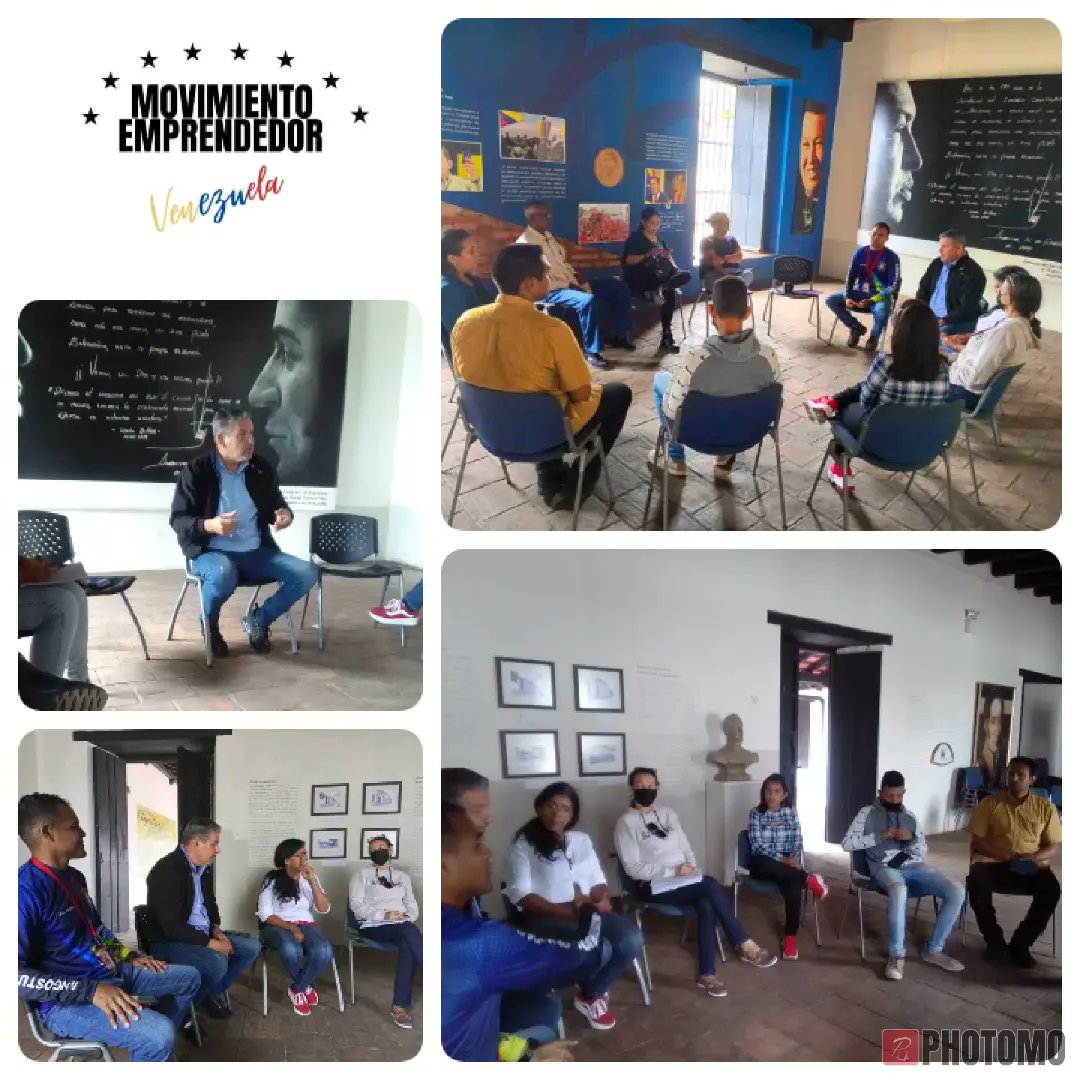 Movimiento Emprendedor, Ciudad Bolivar inicia ciclo de Conversatorios a Emprendedores locales con la finalidad de obtener herramientas que les permitan impulsar y garantizar las actividades que realizan, para ser futuros empresarios.

<a href="/NicolasMaduro/">Nicolás Maduro</a>
<a href="/amarcanopsuv/">Ángel Marcano</a>
<a href="/comandosergioh/">Sergio Hernandez</a>