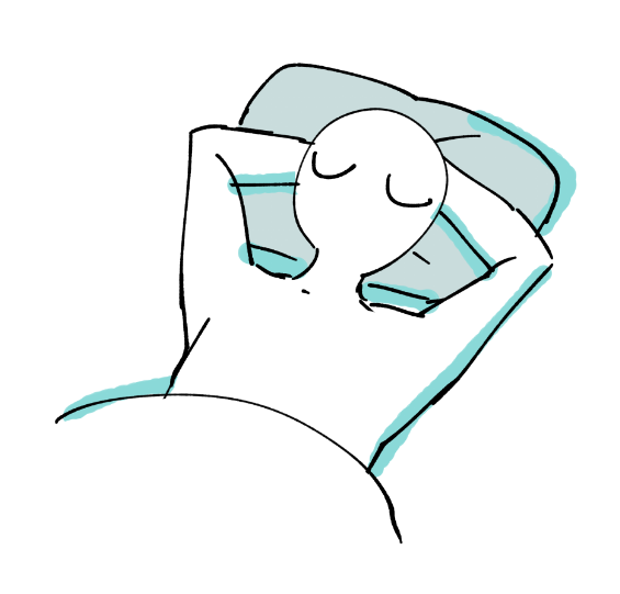 気が付いたらこの体勢になっていて、手がしびれて目が覚めることが多いので新しいまくら買った。
（こうなりやすい人はまくらが合ってないと聞いて
＃日記 https://t.co/0958LThszi