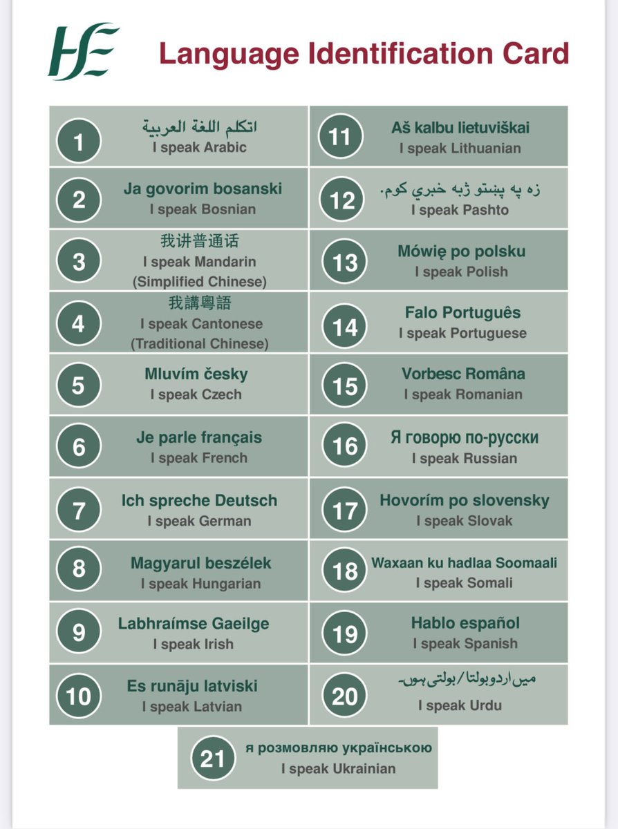 lally_angela's tweet photo. Promoting pain assessment & management including resources @ConnollyNursing with my CPC colleagues @NPQD_CHB The HSE multilingual phrase guide is a wonderful resource for patients with language barriers - easily accessible on google! #nursing values #QCART https://t.co/KktYnV21Pu