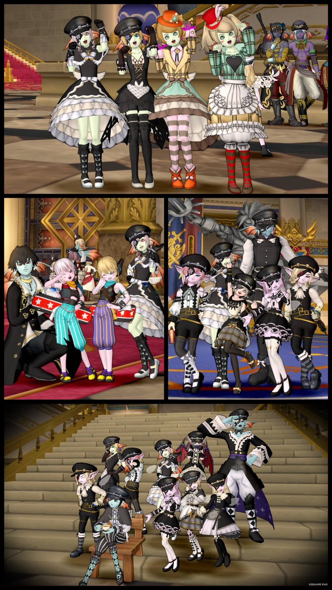 pinttyhime's tweet photo. 最近のぴん活♪ Part2
グルドレテーマ:闇堕ちゴスロリ✝️
可愛くってふわふわなの好き♥ こんな時パラソルスティック持ち歩きたいな(持ち方…病むw 王子はエルお君に変身👑貴重な姿✨️主催アガルタさん スタッフ お写真ご一緒皆さんありがとう୨୧⑅*.
#リンクコーデドレア集会
#月の灰猫団
#DQXDefU https://t.co/rBxZclkzE6