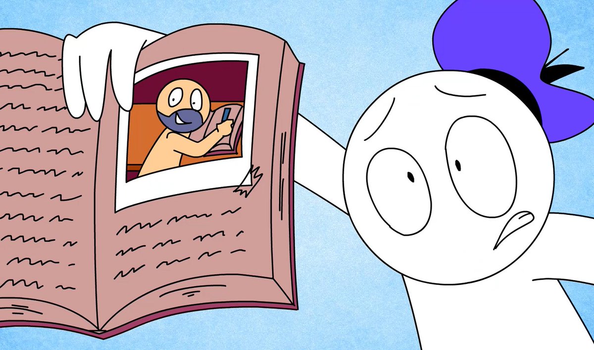 ThePlanetDolan's tweet photo. The new Q&amp;A goes live in one week - this is the final SPD episode animated by @jamesharknado! We learn about the 4th dimension from a journal belonging to Dolan's Mysterious Brother.
YouTube Members have early access to the full episode right now: https://t.co/QG2nGbaB9h https://t.co/1v1nQTScIi
