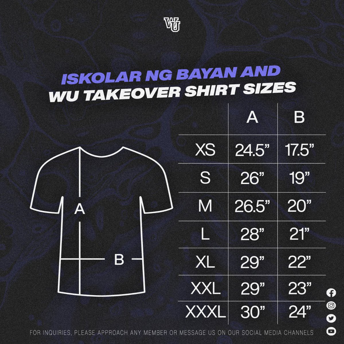 WyreUnderground's tweet photo. WE HEARD U! 💜

We bring you the WU Barkada Bundle! You can now get 1 Fighting Maroons Dri-fit Shirt, 1 Iskolar ng Bayan &amp; 1 Takeover Shirt for only ₱800. 👾

If you want to avail this bundle, you can access our pre-order form here: https://t.co/AzQCEkPcst

#WU2023
#WUInvasion https://t.co/xLlM2f4KnE