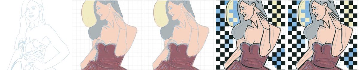 drunkenBouddha's tweet photo. #pinup #sketching #doodle #digitalart #art #reddress #pinupart #illustration #transparentcolors #checkboard #background #nightgown #lookscouldkill #drawdrawdraw https://t.co/68EEenUdjA
