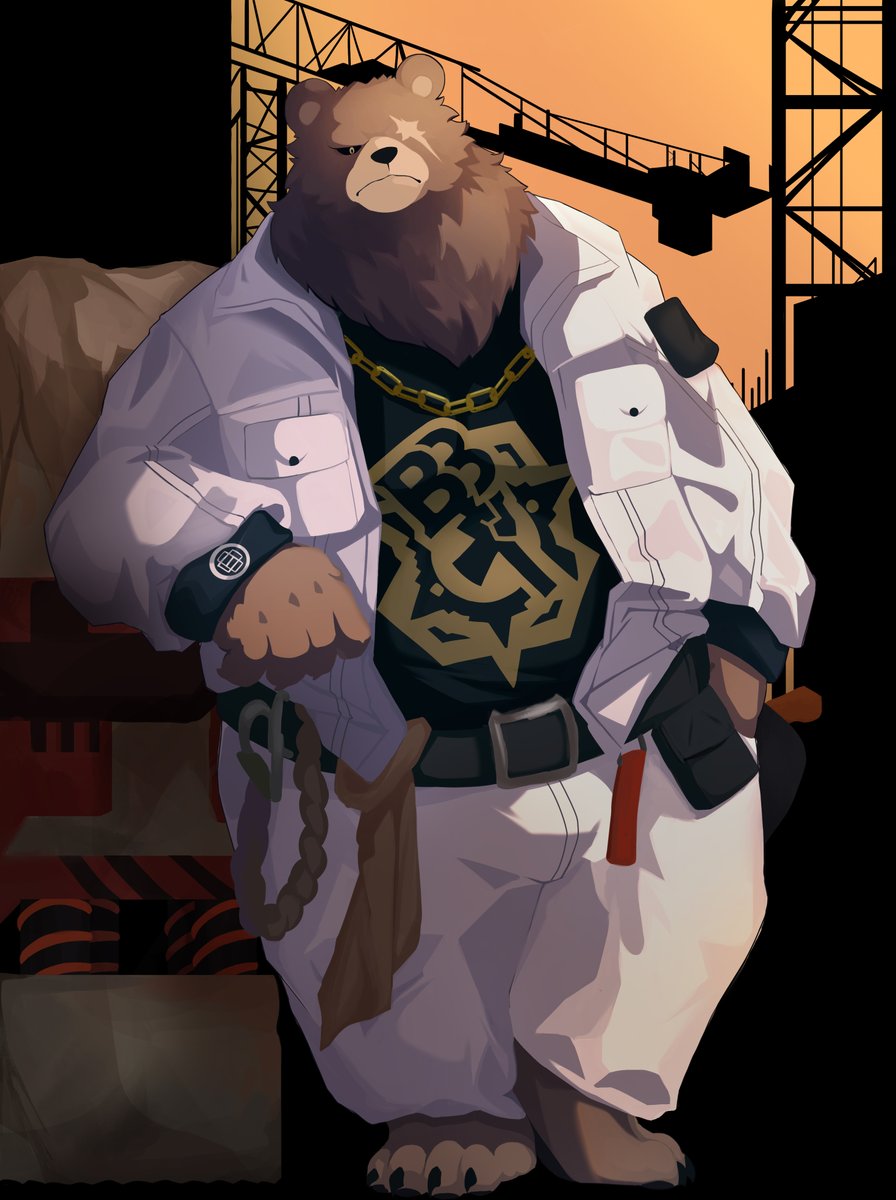 Pel0w0's tweet photo. #Ben #ZZZ #ZenlessZoneZeroBen #furry 
🐻Ben 젠존제 빨리 나와! https://t.co/monFLYXB62