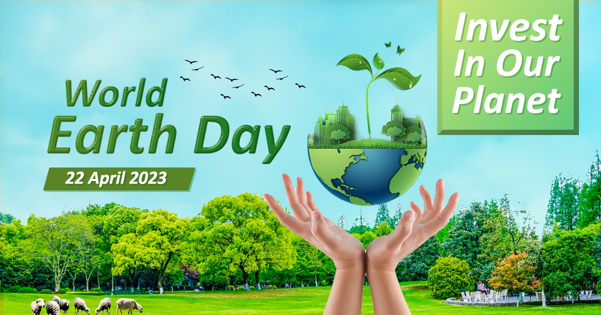 insanshobha's tweet photo. From gravity to nourishing food, Earth has provided us with everything that sustains us. Let's #InvestInOurPlanet by reducing our carbon footprint and commit to a win-win situation. Together, we can turn our planet green and promote biodiversity. #EarthDay https://t.co/vEuoYIwICo