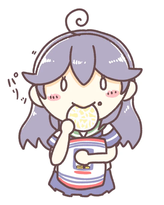 #食べてるところの絵を晒せ 