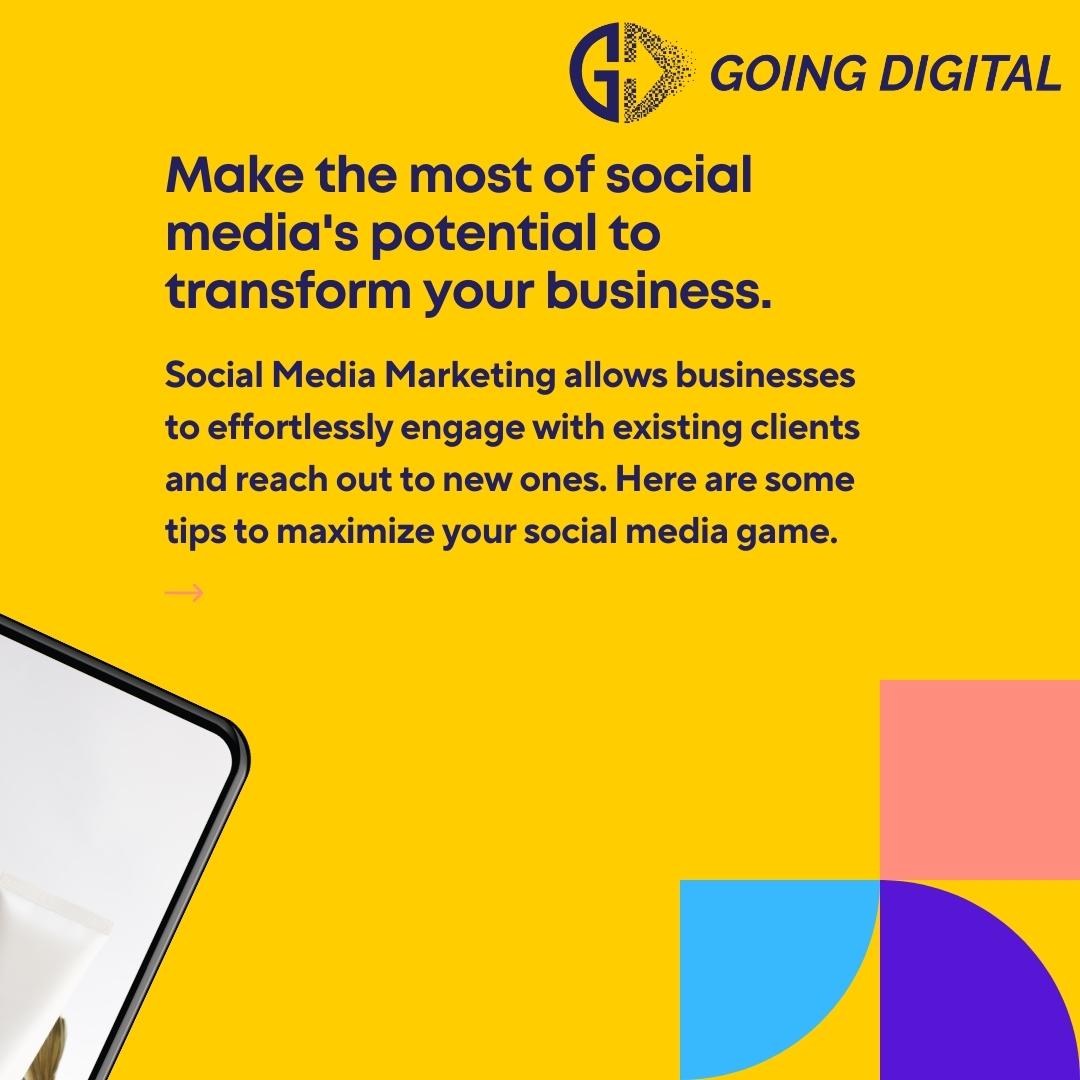 Going_Digital30's tweet photo. Social media can be a great way to connect with customers and promote your business, but it's not always easy to know where to start. 

Read these 8 tips in 2 parts.
 info@goingdigital.in
https://t.co/bcnSdUz1P6
#GoingDigital #SandeepRaut 
#socialmediamarketing https://t.co/XtX1b1EWvL