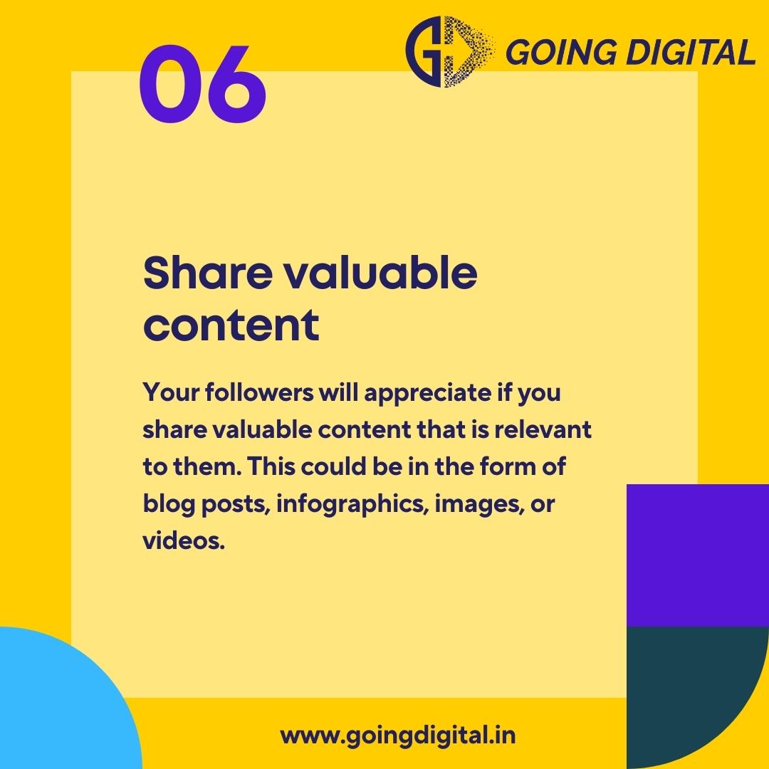 Social media can be a great way to connect with customers and promote your business, but it's not always easy to know where to start. 

Read these 8 tips in 2 parts.
 info@goingdigital.in
smpl.is/6ryd2
#GoingDigital #SandeepRaut 
#socialmediamarketing
