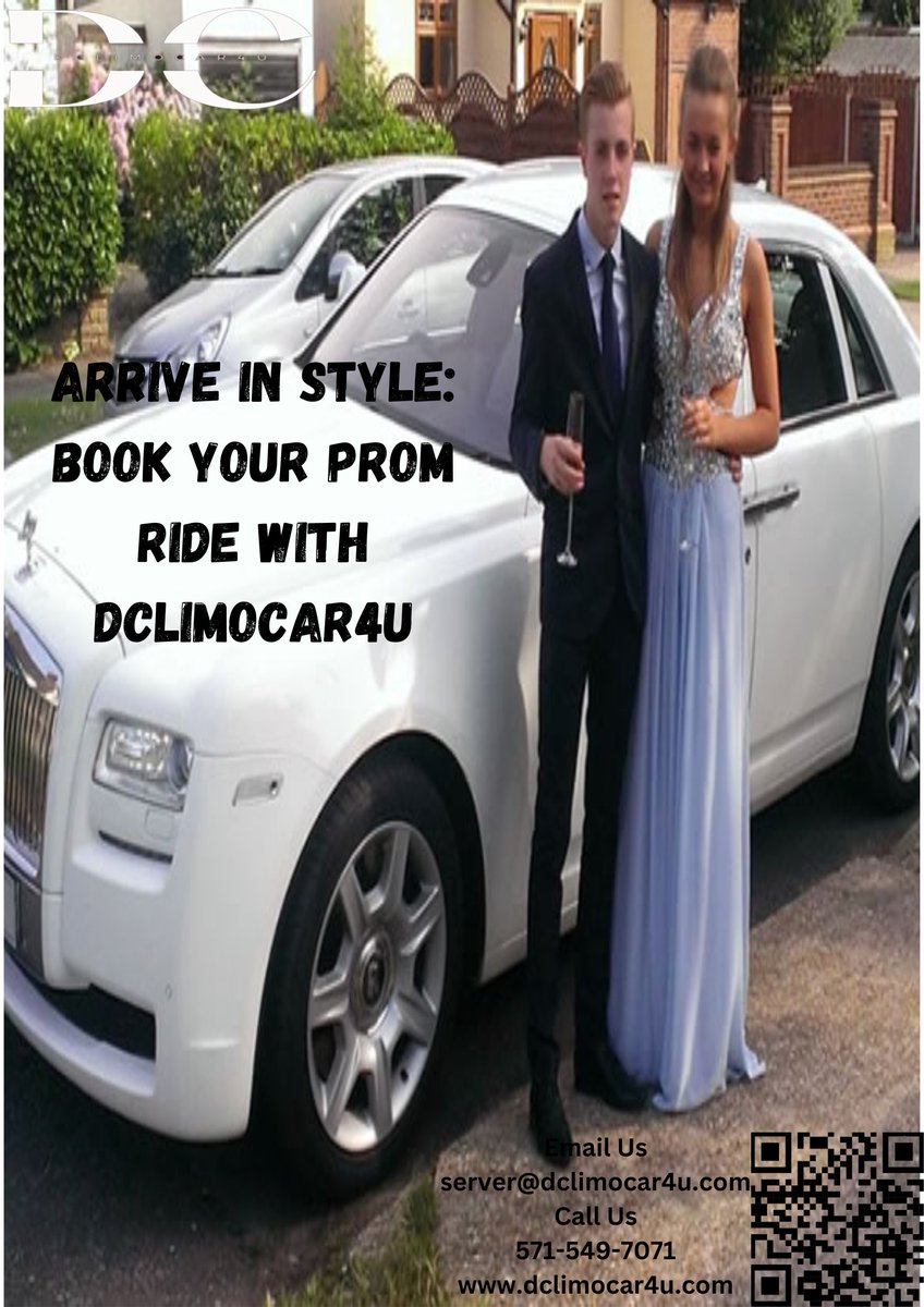 DclimoC's tweet image. Arrive in Style: Book Your Prom Ride with dclimocar4u
. #dclimocar4u #promride #limorentalservice #arriveinstyle #luxurytransportation #memorableexperience #professionalchauffeurs #partybus #stretchlimo #unforgettable