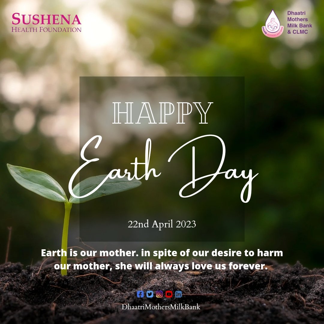 dhaatrimilkbank's tweet photo. 𝗛𝗮𝗽𝗽𝘆 𝗘𝗮𝗿𝘁𝗵 𝗗𝗮𝘆 to all of you!
𝘌𝘢𝘳𝘵𝘩 𝘪𝘴 𝘰𝘶𝘳 𝘮𝘰𝘵𝘩𝘦𝘳. 𝘪𝘯 𝘴𝘱𝘪𝘵𝘦 𝘰𝘧 𝘰𝘶𝘳 𝘥𝘦𝘴𝘪𝘳𝘦 𝘵𝘰 𝘩𝘢𝘳𝘮 𝘰𝘶𝘳 𝘮𝘰𝘵𝘩𝘦𝘳, 𝘴𝘩𝘦 𝘸𝘪𝘭𝘭 𝘢𝘭𝘸𝘢𝘺𝘴 𝘭𝘰𝘷𝘦 𝘶𝘴 𝘧𝘰𝘳𝘦𝘷𝘦𝘳.
#WorldEarthDay2023 #EarthDayEveryDay #Sushena #Dhaatri #MAA https://t.co/BMR3NifBoD